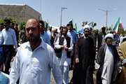 حضور کارکنان شبکه دامپزشکی شهرستان درمیان در راهپیمایی روز قدس